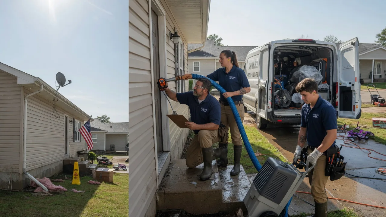 Ceiling Water Damage Restoration in Henryville, IN near me